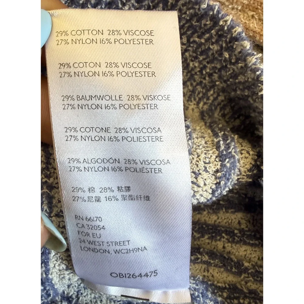 Free People Trouble Maker Cardi Rainbow Sweater Fairy Cardigan Front Tie‎ XS